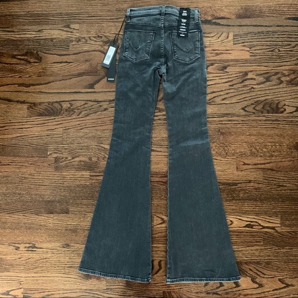 NEW Hudson Bullocks High Waist Lace Up Flare Jeans Size 23 Size 24 - Picture 11 of 13